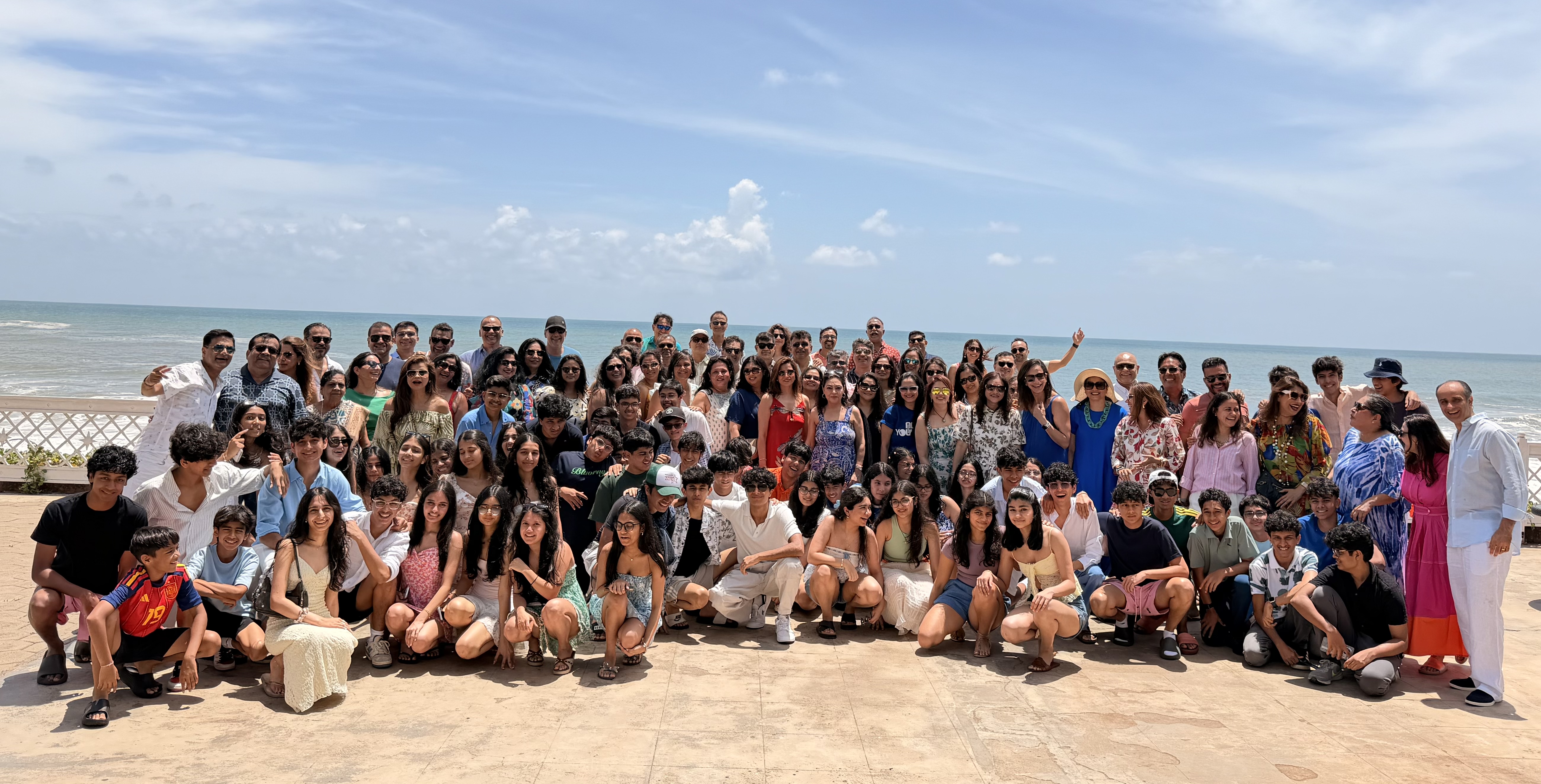 Goa school trip group photo